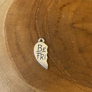 James Avery Best Friend Half Charm, Sterling Silver